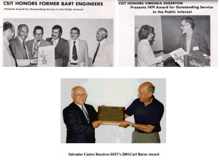 IEEE'S FIRST BARUS AWARDEES
