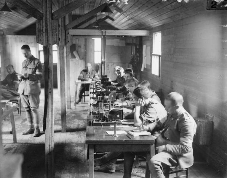 File:Message Systems Morse code in British signal exchange Somme 1916.jpg