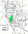 Figure 11.3 Availability of Direct Current (Edison System (110/220-V) confined to the Downtown Business District)
