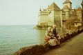 Marie and Christine at Chillon
