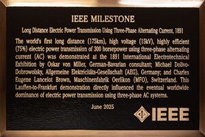 Plaque Frankfurt 1891 milestone.jpg