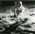 Buzz Aldrin on the Moon