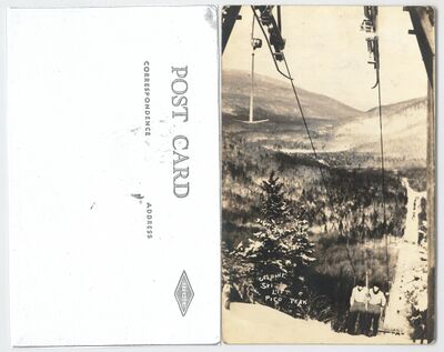 Pico Peak, VT., Alpine Ski Lift, Constam T-bar
