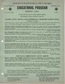 AIEE New York Section Educational Program - Spring 1958