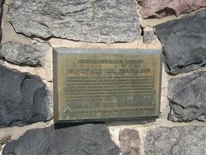 1928 one-way radio milestone.JPG