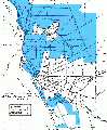 Figure 11.1 Availability of 25 Hz Service for Lighting (principally for residential) confined primarily to the northwest section of the City