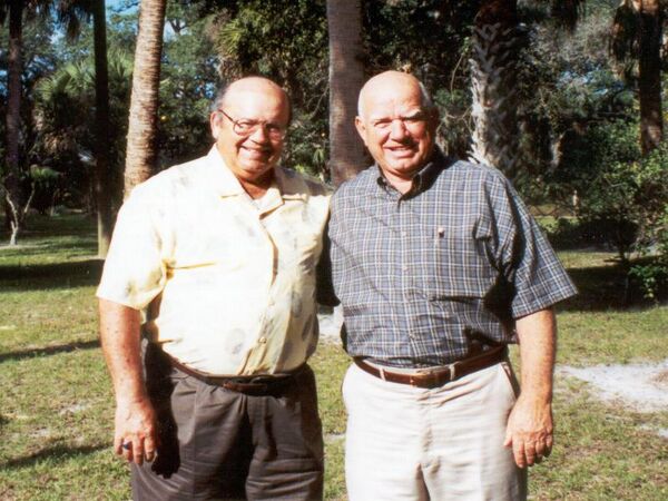 Jr-Hs Classmate Bob Denton and I re-united in 2000